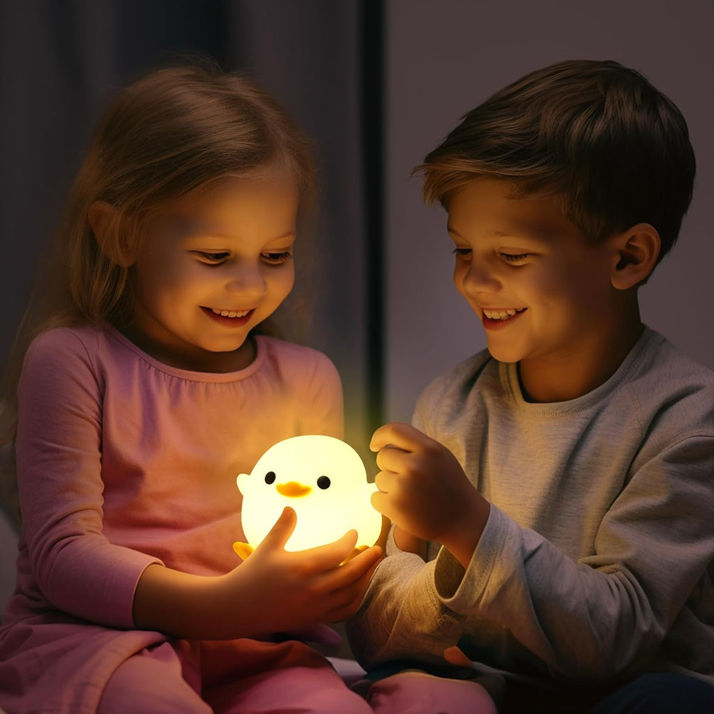 Cute Silicone Duck Night Light