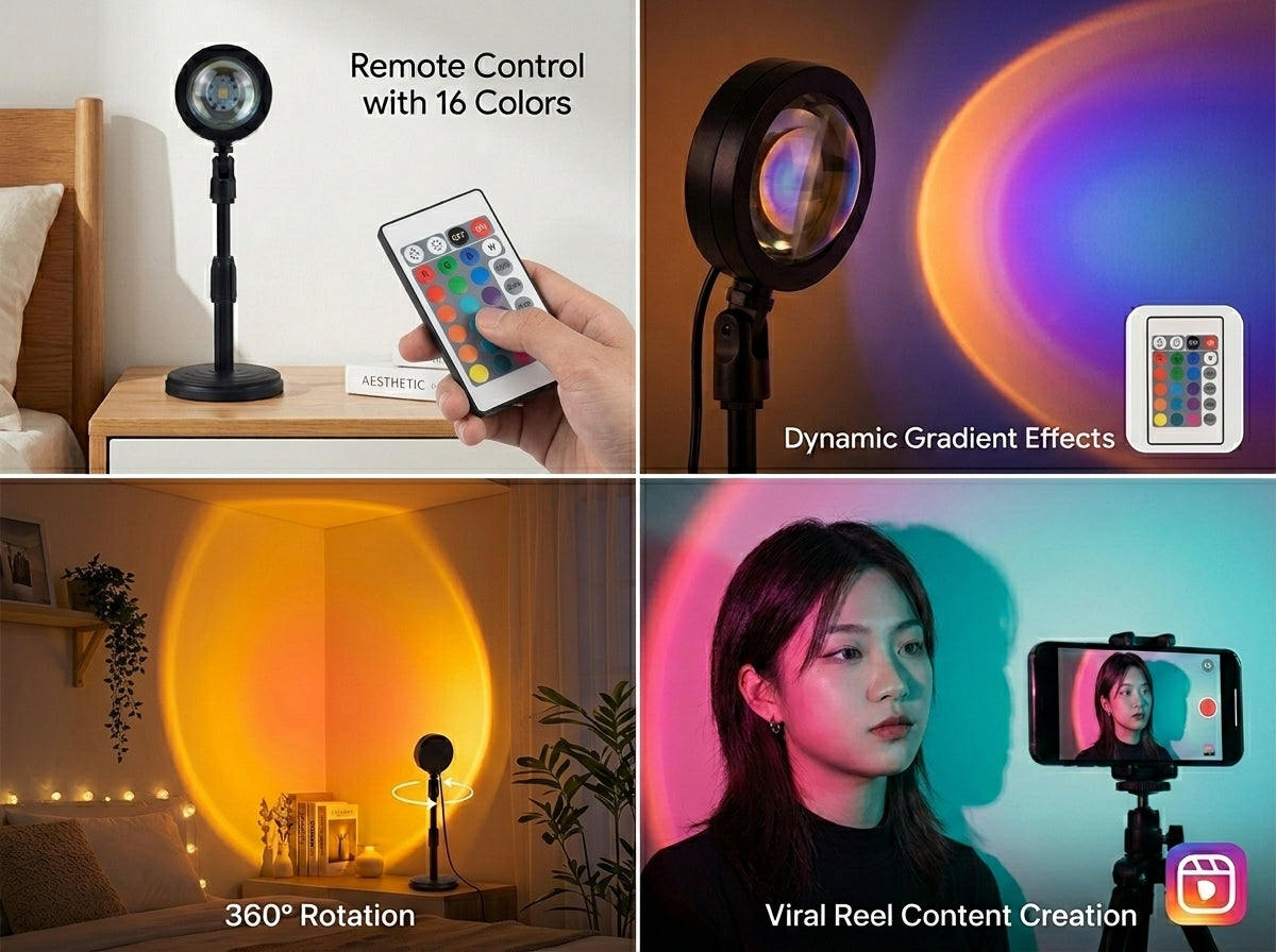 Sunset Projection LED Lamp