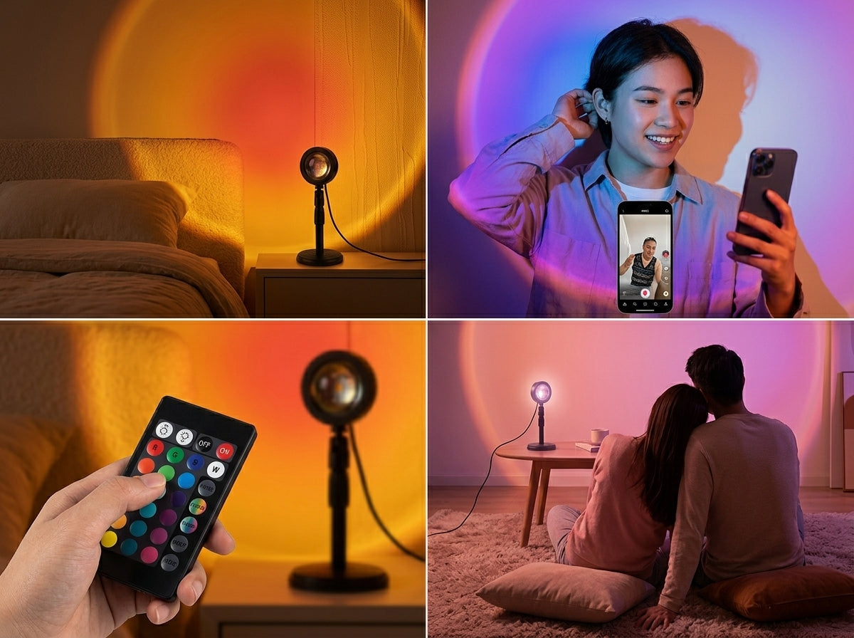Sunset Projection LED Lamp