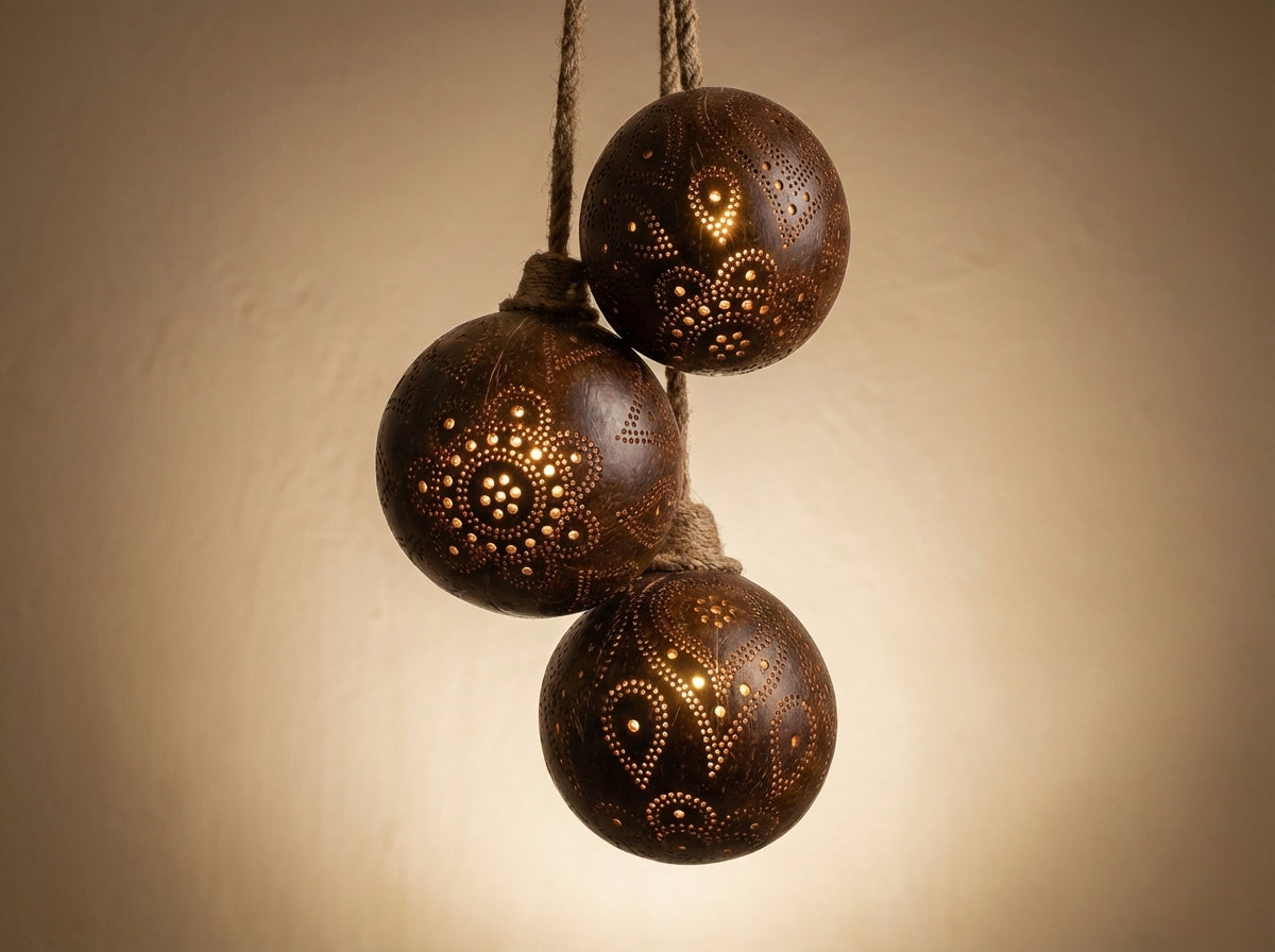 Cluster Pendant Light Handcrafted