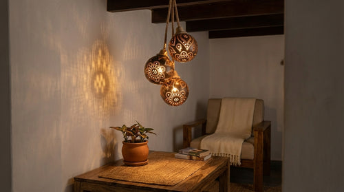Cluster Pendant Light Handcrafted