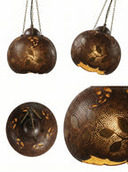 Coconut Shell Hanging Lamp Handcrafted