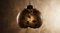 Coconut Shell Hanging Lamp Handcrafted