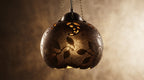 Coconut Shell Hanging Lamp Handcrafted