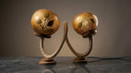 Dual Sphere Table Lamp Handcrafted