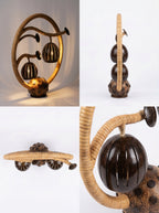 Nature-Inspired Tree Table Lamp Handcrafted