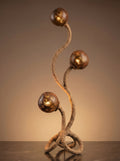 Tropical Serpentine Floor Lamp Handcrafted
